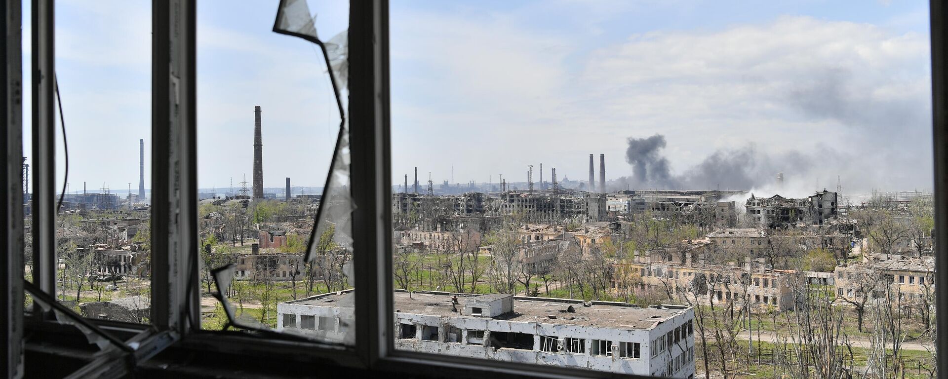 قصف معمل آزوفستال للمعادن في ماريوبول، اوكرانيا 3 مايو 2022 - سبوتنيك عربي, 1920, 10.10.2022