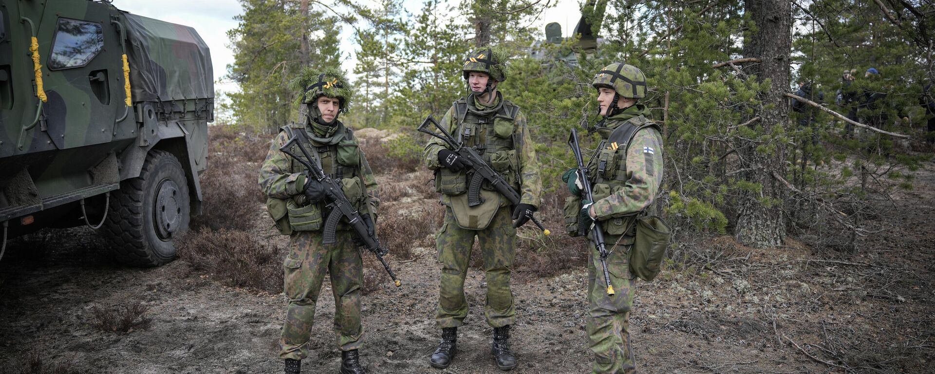 جنود فنلنديون يشاركون في مناورات عسكرية سهم 22 (Arrow 22) في نينيسالو، فنلندا 4 مايو 2022.  - سبوتنيك عربي, 1920, 05.06.2022