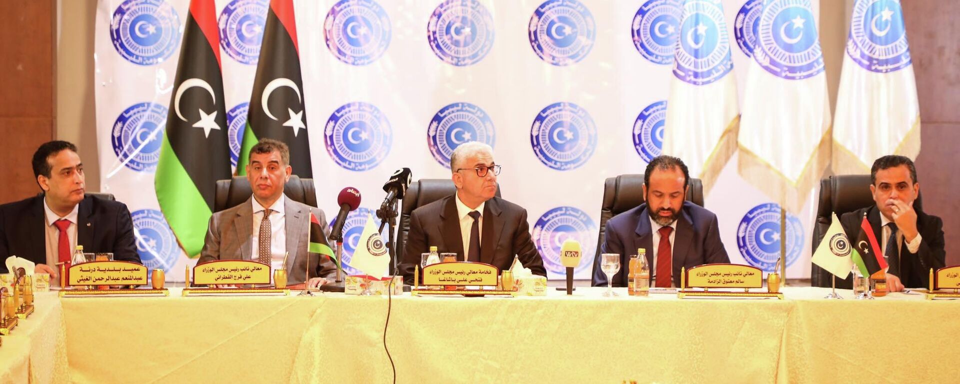 الاجتماع الثاني لحكومة باشاغا في مدينة درنة شرق ليبيا - سبوتنيك عربي, 1920, 09.09.2022