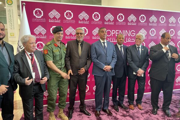 افتتاح الصالة الجديدة بمطار بنينا بمدينة بنغازي  - سبوتنيك عربي