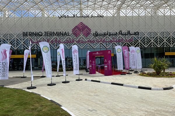 افتتاح الصالة الجديدة بمطار بنينا بمدينة بنغازي - سبوتنيك عربي