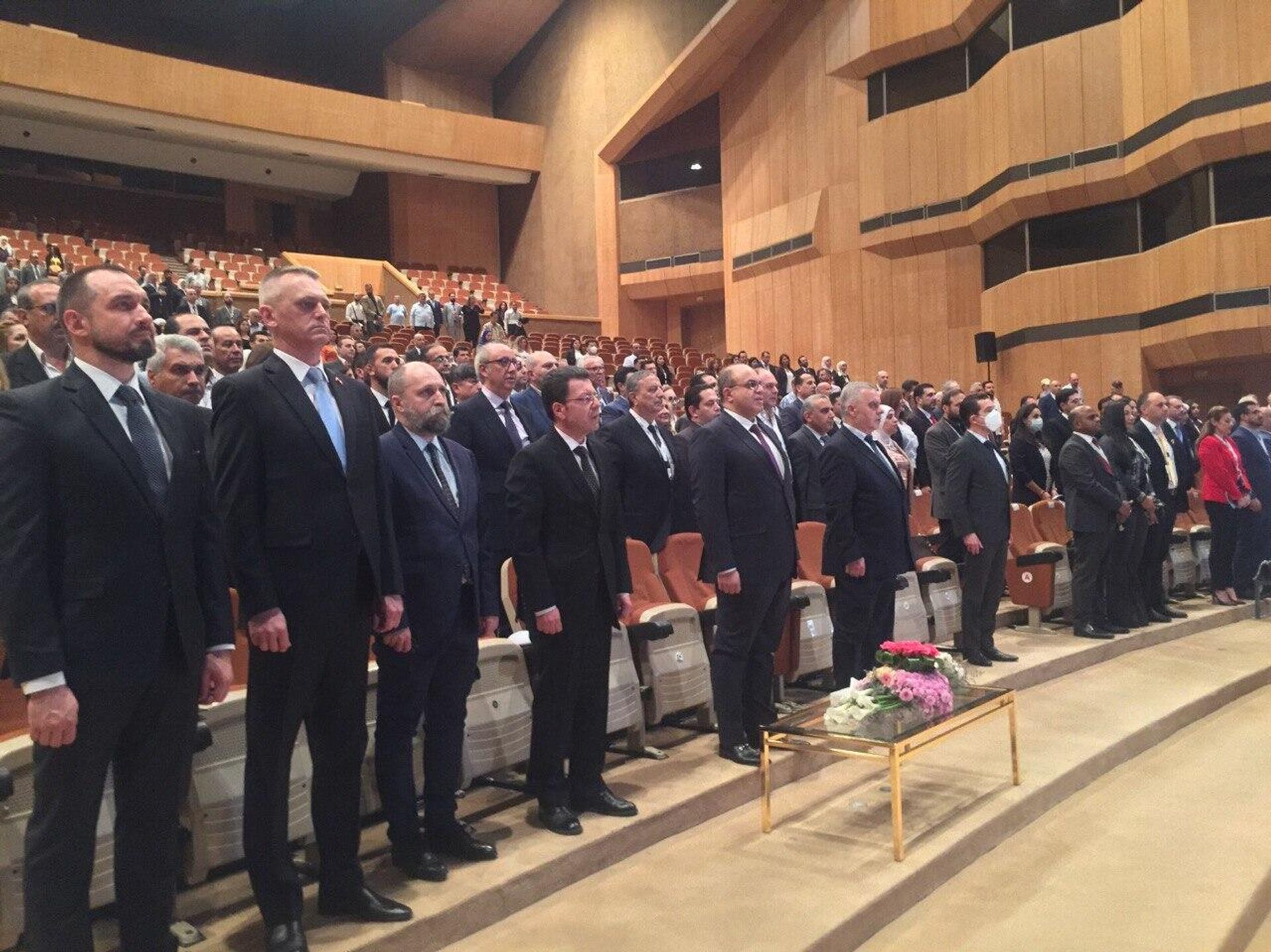 العاصمة السورية دمشق، فعاليات أعمال مؤتمر الاستثمار تحت شعار آفاق ورؤى الاستثمار في مرحلة إعادة الإعمار - سبوتنيك عربي, 1920, 26.05.2022