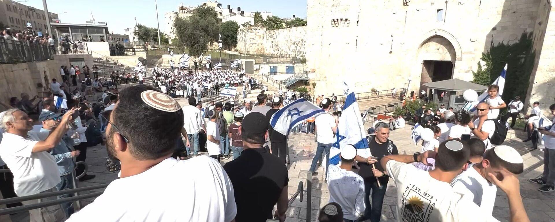 مسيرة الأعلام الإسرائيلية تجوب القدس الشرقية 29 مايو 2022 - سبوتنيك عربي, 1920, 23.06.2022