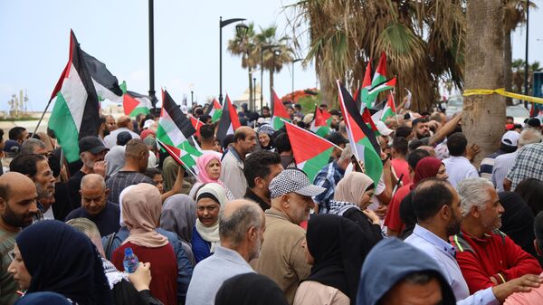 اعتصام فلسطيني جماهيري في لبنان تمسكا باستمرا عمل الأونروا ورفضا لنقل صلاحياتها لهيئات بديلة - سبوتنيك عربي