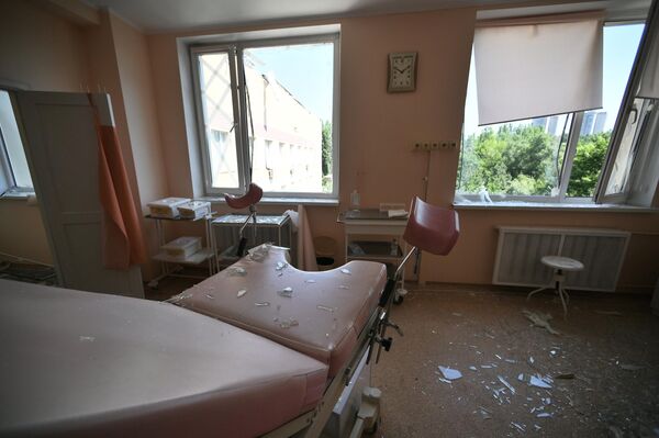 قسم الولادة في المركز الجمهوري لحماية الأمومة والطفولة في دونيتسك - سبوتنيك عربي