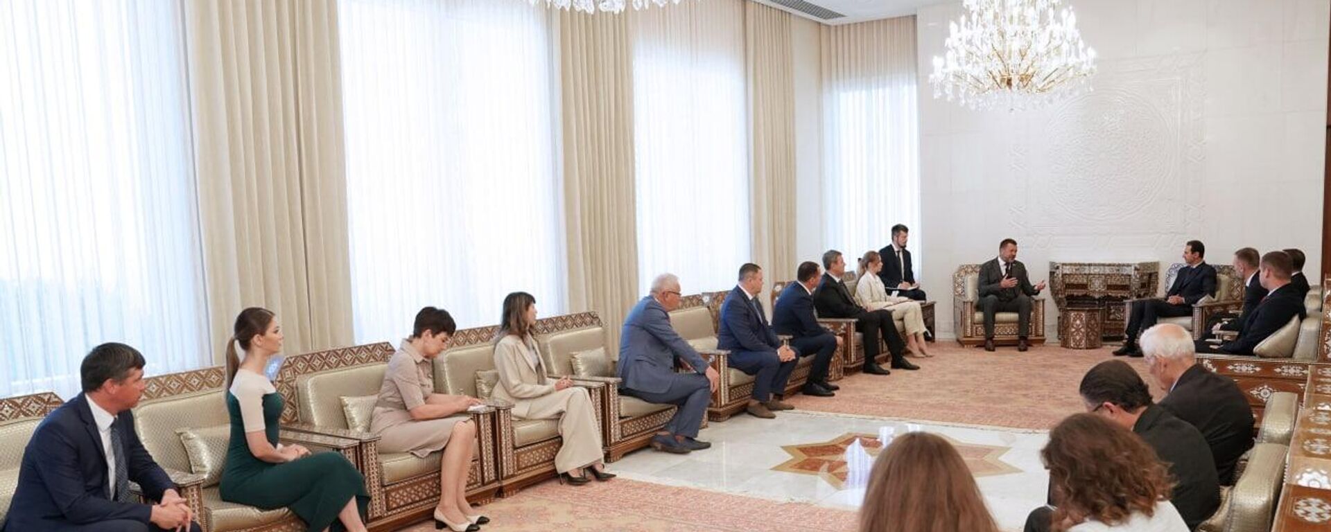 الرئيس السوري يستقبل وفدا مشتركا من روسيا وجمهورية دونيتسك الشعبية - سبوتنيك عربي, 1920, 30.06.2022