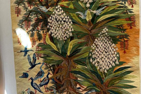 النسيج على النول... مصريات احترفن الرسم دون معلم بمركز صديق للبيئة - سبوتنيك عربي