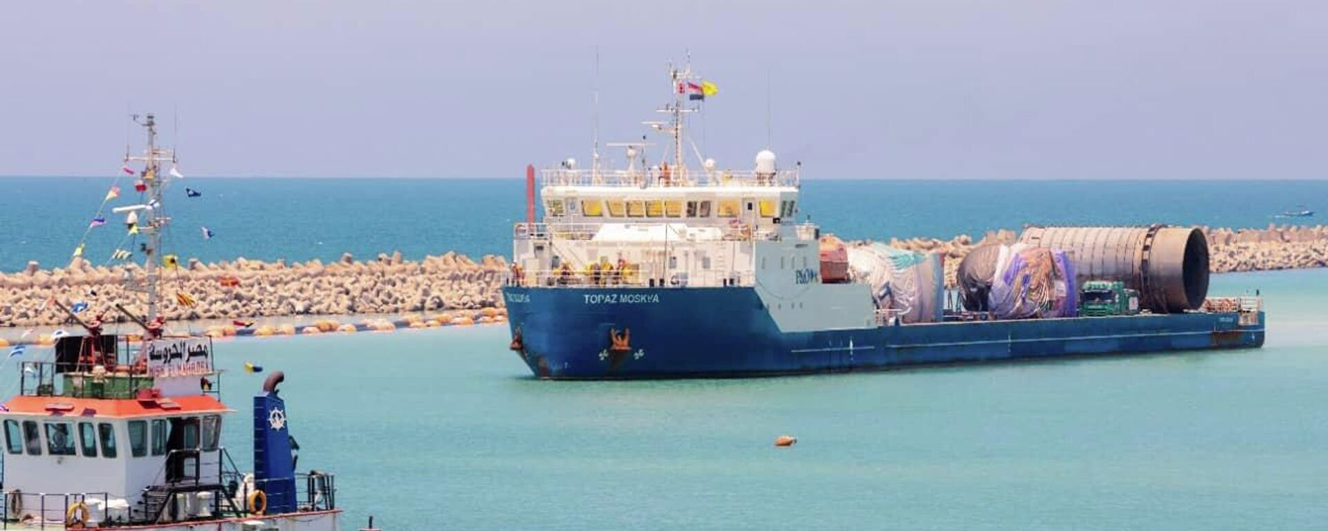 ميناء العريش يستقبل أول ناقلة حمولة ثقيلة لمحطة الطاقة - سبوتنيك عربي, 1920, 05.07.2023