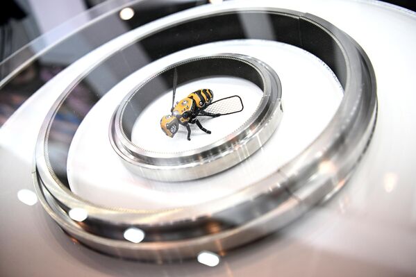 جناح روتيك (Rotek) في معرض إنوبروم-2022، في مركز لإقامة المعارض يكاترينبورغ-إكسبو، 6 يوليو 2022 - سبوتنيك عربي