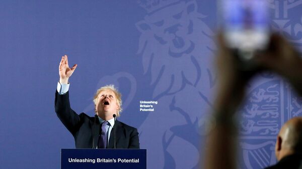 رئيس الوزراء البريطاني بوريس جونسون في لندن،3 فبراير 2020 - سبوتنيك عربي