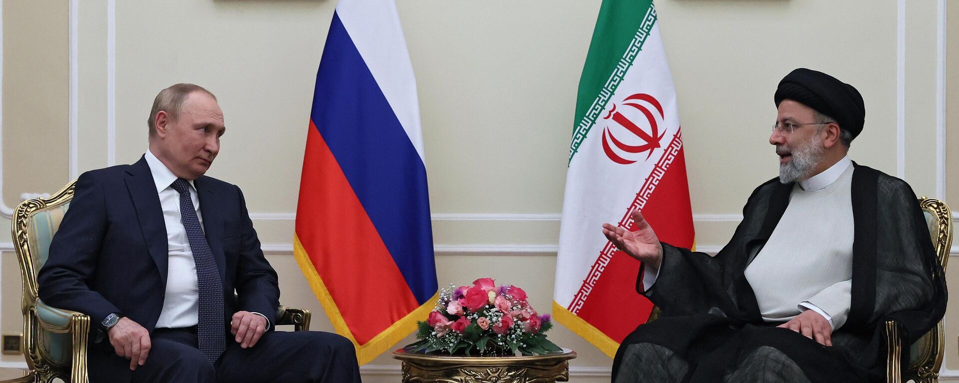 الرئيس الروسي فلاديمير بوتين والرئيس الإيراني إبراهيم رئيسي في طهران - سبوتنيك عربي, 1920, 29.08.2022