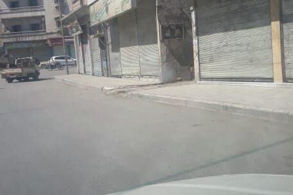 إضراب عام في مدينة سورية يسيطر عليها مسلحون موالوان للجيش الأمريكي - سبوتنيك عربي