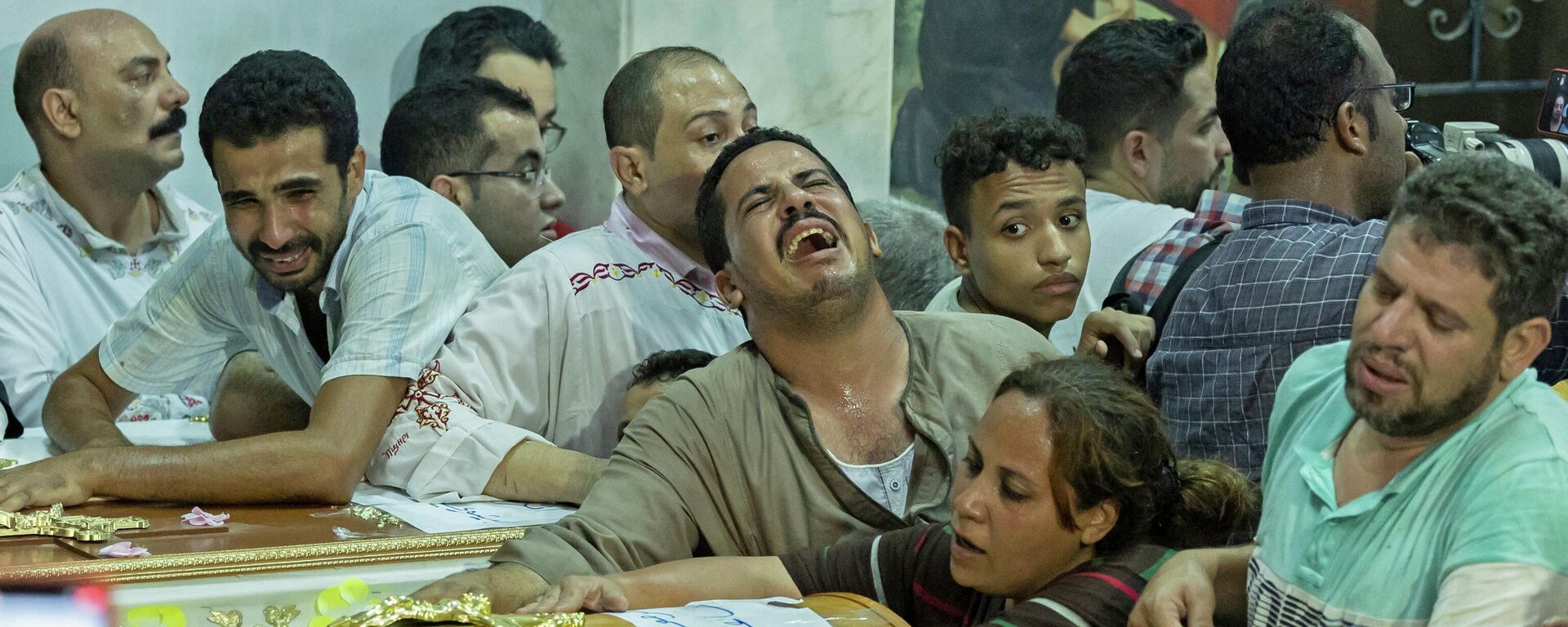 جنازة ضحايا حريق كنيسة أبو سيفين في مصر - سبوتنيك عربي, 1920, 17.08.2022