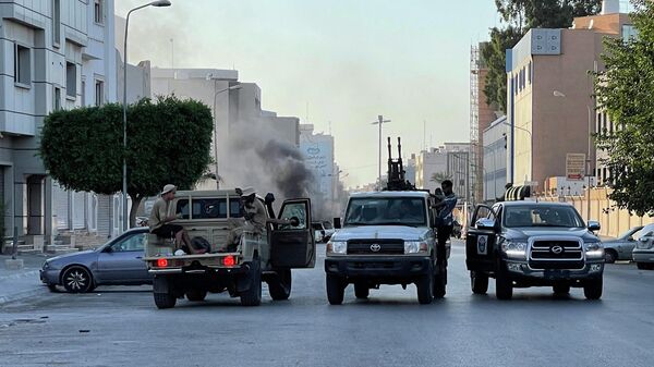 أحداث العنف في طرابلس عاصمة ليبيا 28 أغسطس 2022 - سبوتنيك عربي