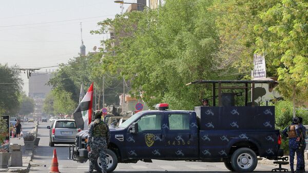 قوات الأمن تنتشر في بغداد، العراق 30 أغسطس 2022 - سبوتنيك عربي