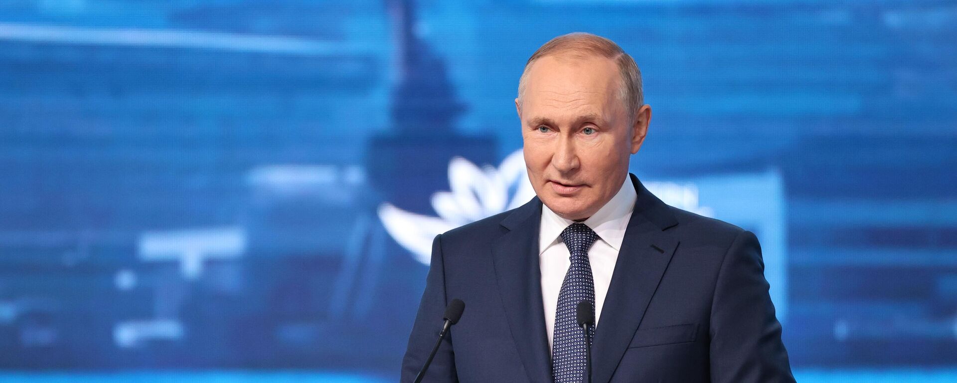 الرئيس الروسي فلاديمير بوتين خلال الجلسة العامة للمنتدى الاقتصادي الشرقي 2022 - سبوتنيك عربي, 1920, 07.09.2022