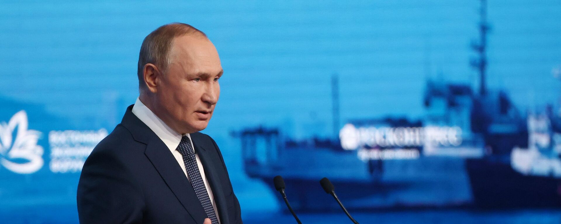 الرئيس الروسي فلاديمير بوتين يتحدث في الجلسة العامة للمنتدى الاقتصادي العالمي في فلاديفوستوك، روسيا 7 سبتمبر 2022 - سبوتنيك عربي, 1920, 20.09.2022