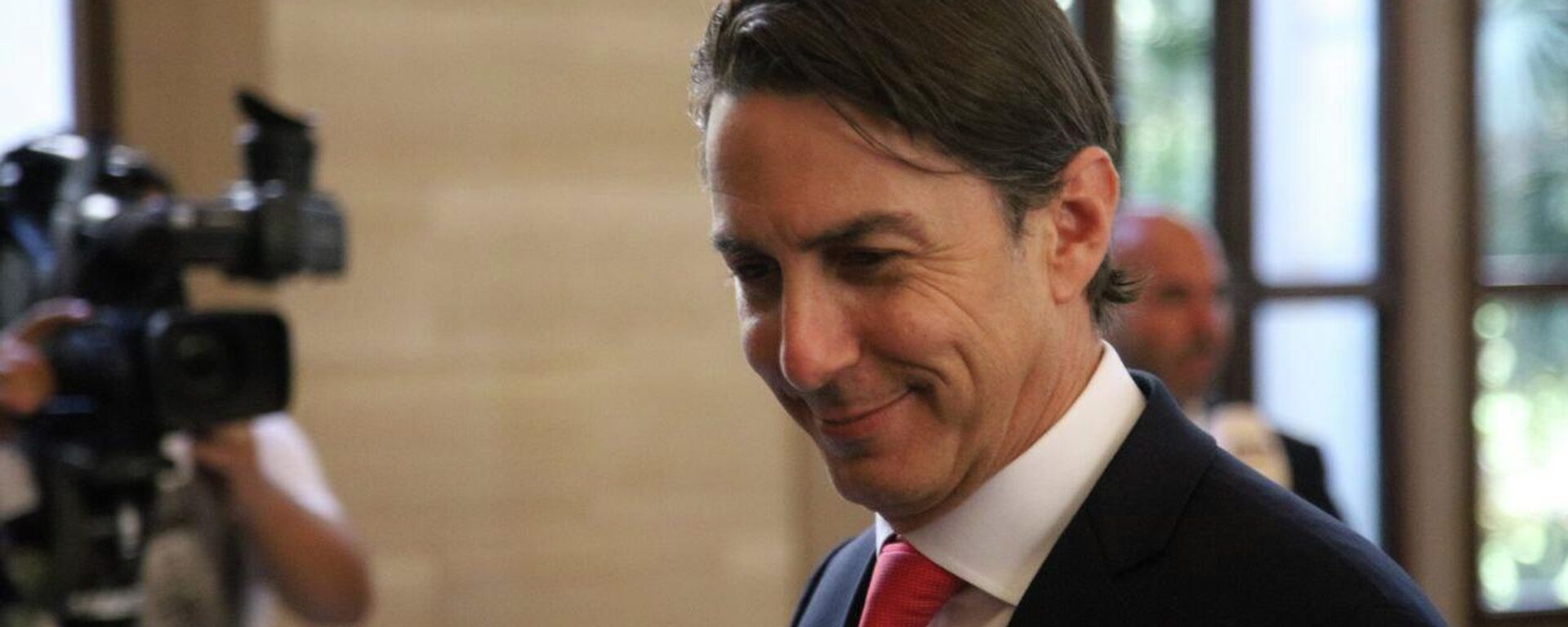 الوسيط الأمريكي في محادثات حل النزاع الحدودي البحري بين إسرائيل ولبنان، آموس هوكشتاين، بيروت، لبنان 9 سبتمبر 2022 - سبوتنيك عربي, 1920, 19.10.2022