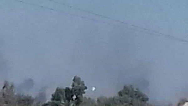 حريق في حقل العمر النفطي في شرق سوريا  - سبوتنيك عربي