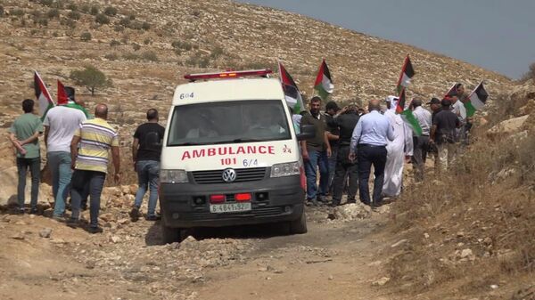 إصابات بقمع الجيش الاسرائيلي فعاليات ضد الاستيطان في الضفة الغربية - سبوتنيك عربي