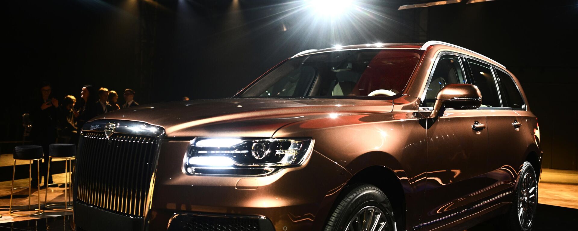 تقديم أوروس كوميندانت (Aurus Komendant) في متحف المرآب للأغراض الخاصة (GON) في الجناح 53 في قاعة للمعارض بحديقة في دي إن خا في موسكو، روسيا 29 سبتمبر 2022 - سبوتنيك عربي, 1920, 30.09.2022