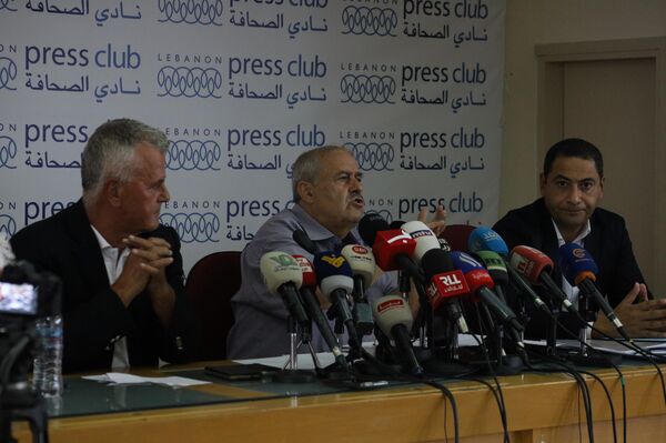 مؤتمر صحفي في بيروت يفند ملف الترسيم بين لبنان وإسرائيل - سبوتنيك عربي