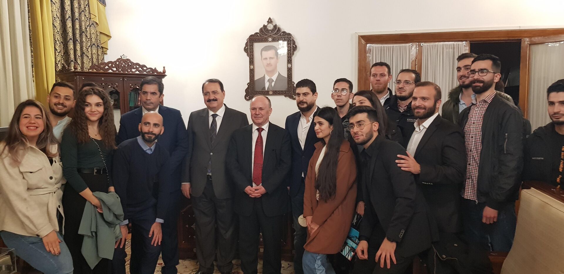 وزير التعليم العالي السوري بسام إبراهيم يلتقي الطلبة السوريين في روسيا - سبوتنيك عربي, 1920, 11.10.2022