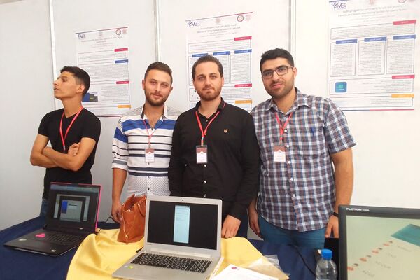 معرض الطلاب المتميزين الذي تقيمه كلية الهندسة الميكانيكية والكهربائية بجامعة دمشق تحت شعار: معاً للبناء والابتكار في موسمه الخامس للعام 2022. - سبوتنيك عربي