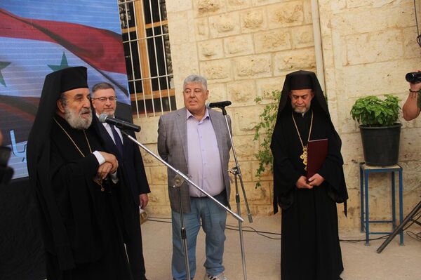 لافرنتيف يدشن منظومة كهروضوئية لأحد أقدم الأديرة في العالم بريف دمشق في سوريا - سبوتنيك عربي