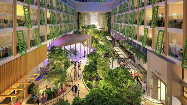 أكبر سفينة سياحية في العالم أيقونة البحار من شركة رويال كاريبيان انترناشيونال - سبوتنيك عربي