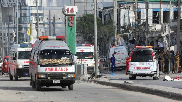 التفجير الإرهابي في العاصمة مقديشو والذي أودى بحياة أكثر من 100 شخص، السبت، 29 أكتوبر 2022 - سبوتنيك عربي