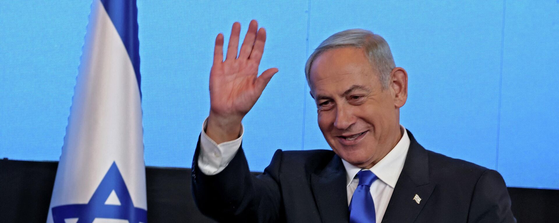 زعيم المعارضة الإسرائيلية بنيامين نتنياهو بعد فوزه في الانتخابات العامة في إسرائيل، نوفمبر/ تشرين الثاني 2022. - سبوتنيك عربي, 1920, 13.11.2022