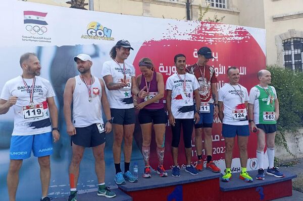 فعاليات سباقات ماراثون دمشق لمسافة (42.195) كم في العاصمة السورية دمشق، بمشاركة عدائين أجانب - سبوتنيك عربي