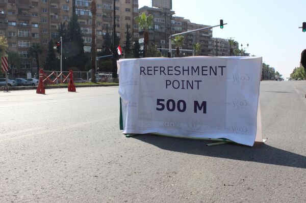 فعاليات سباقات ماراثون دمشق لمسافة (42.195) كم في العاصمة السورية دمشق، بمشاركة عدائين أجانب - سبوتنيك عربي