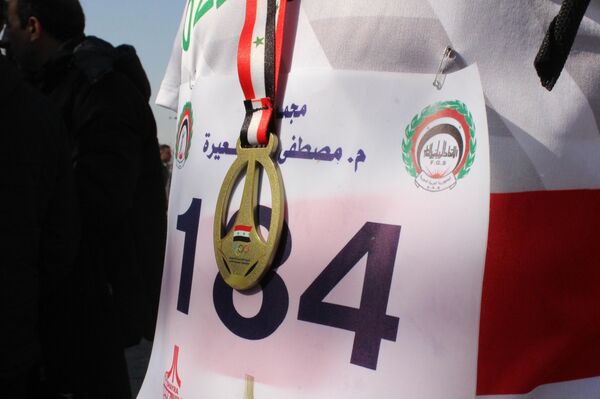 فعاليات سباقات ماراثون دمشق لمسافة (42.195) كم في العاصمة السورية دمشق، بمشاركة عدائين أجانب - سبوتنيك عربي