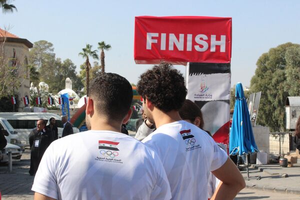 فعاليات سباقات ماراثون دمشق لمسافة (42.195) كم في العاصمة السورية دمشق، بمشاركة عدائين أجانب - سبوتنيك عربي