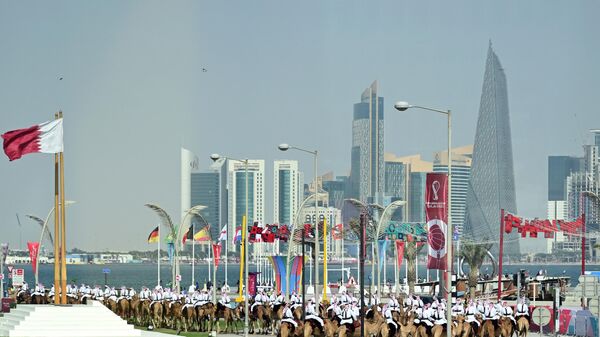 مشجعو كأس العالم 2022 في الدوحة، قطر  - سبوتنيك عربي