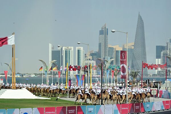 مشجعو كأس العالم 2022 في الدوحة، قطر مشجعو كأس العالم 2022 في الدوحة، قطر - سبوتنيك عربي