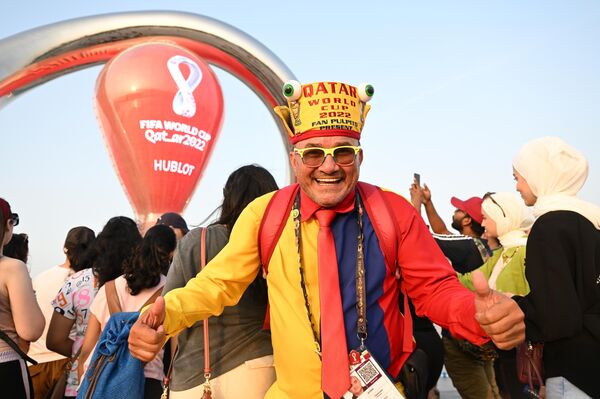 مشجعو كأس العالم 2022 في الدوحة، قطر مشجعو كأس العالم 2022 في الدوحة، قطر - سبوتنيك عربي