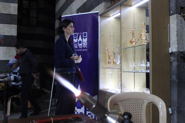 روائع الزجاج الروسي في خان أسعد باشا بدمشق - سبوتنيك عربي