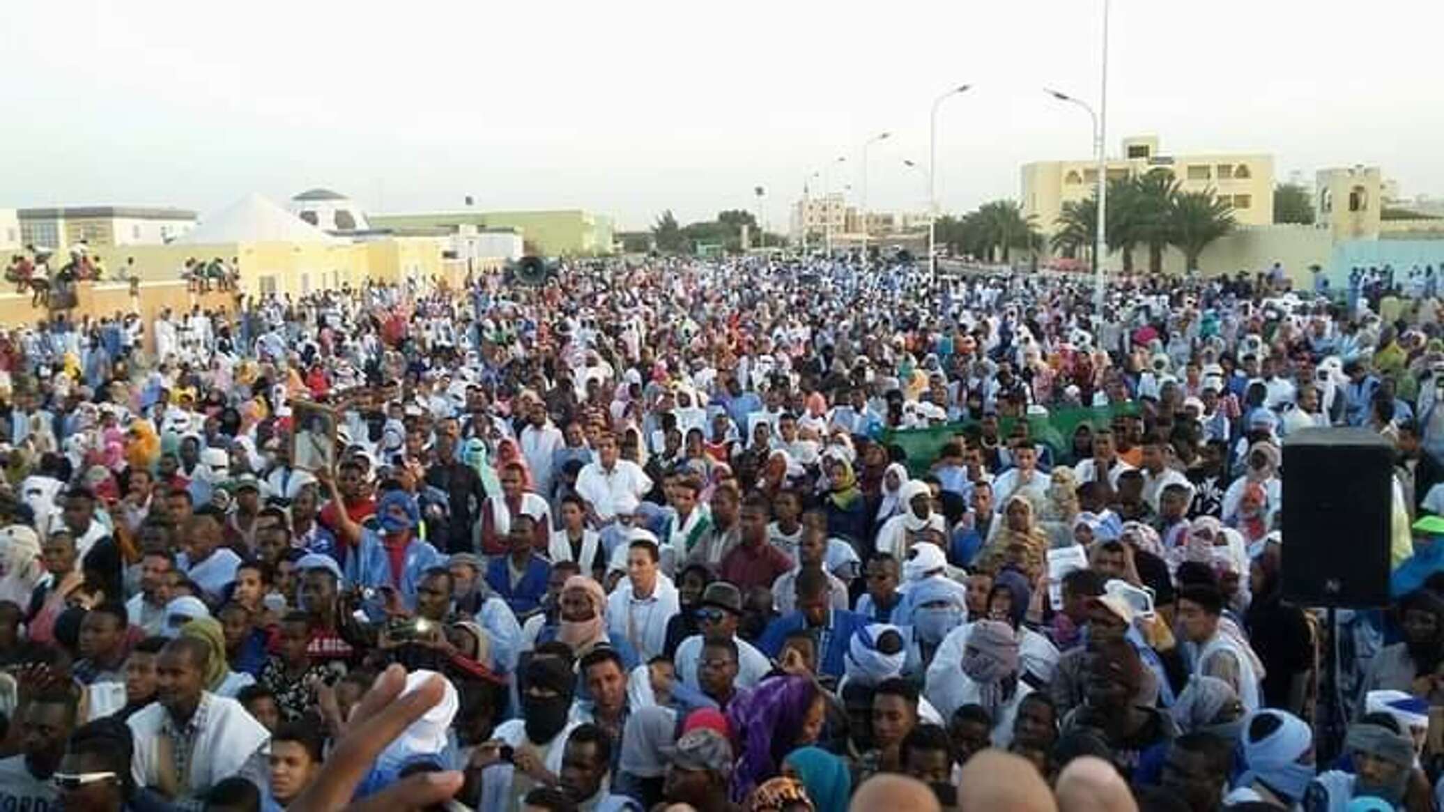 احتجاجات شعبية أمام سفارة واشنطن بموريتانيا.. ما علاقتها بإسرائيل وأهدافها؟
