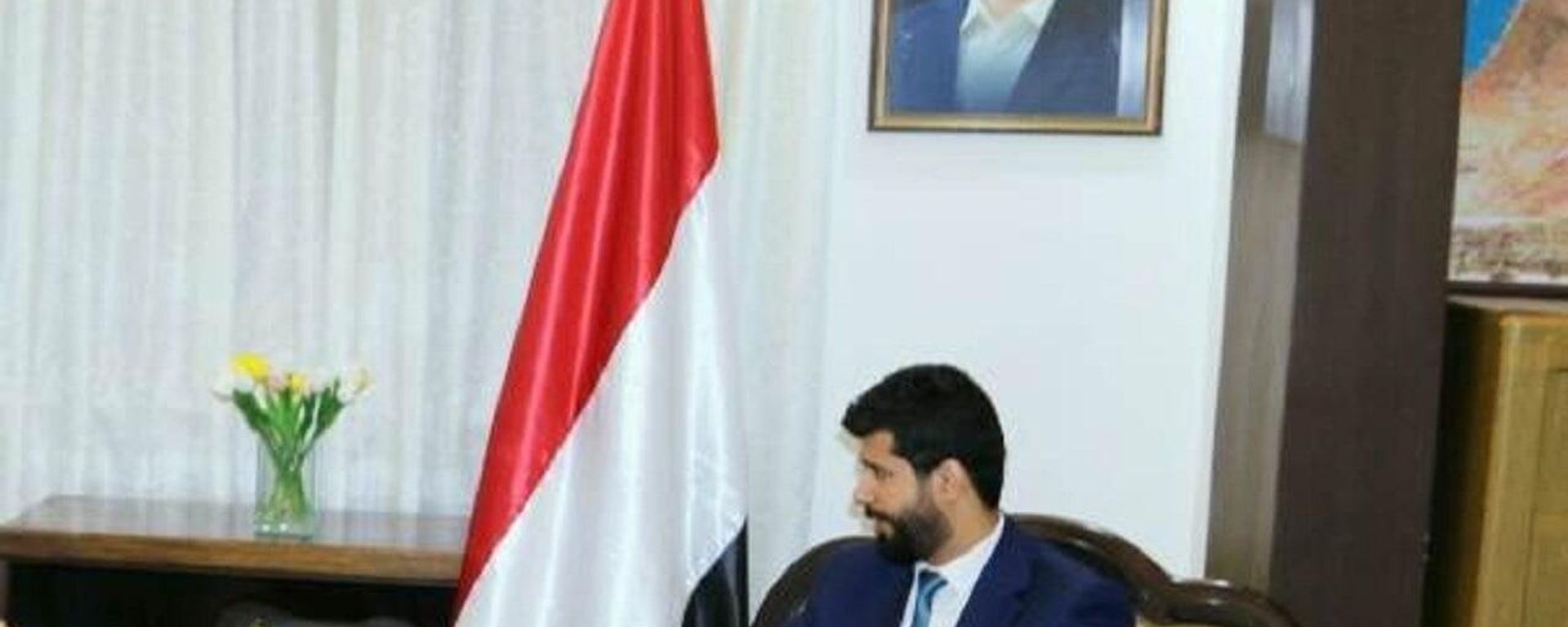 الوزير المفوض في السلك الدبلوماسي اليمني لدى سوريا رضوان الحيمي - سبوتنيك عربي, 1920, 20.12.2022