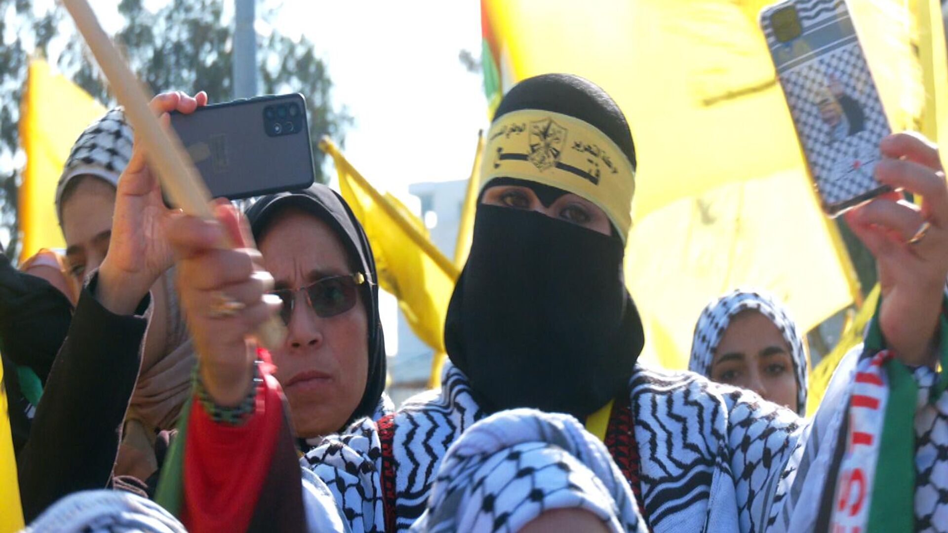 إحياء الذكرى 58 لانطلاقة حركة التحرير الوطني الفلسطيني فتح في غزة 31 ديسمبر 2022 - سبوتنيك عربي, 1920, 22.11.2024