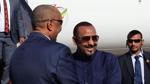 رئيس مجلس السيادة السوداني عبد الفتاح البرهان ورئيس الوزراء الإثيوبي آبي أحمد - سبوتنيك عربي