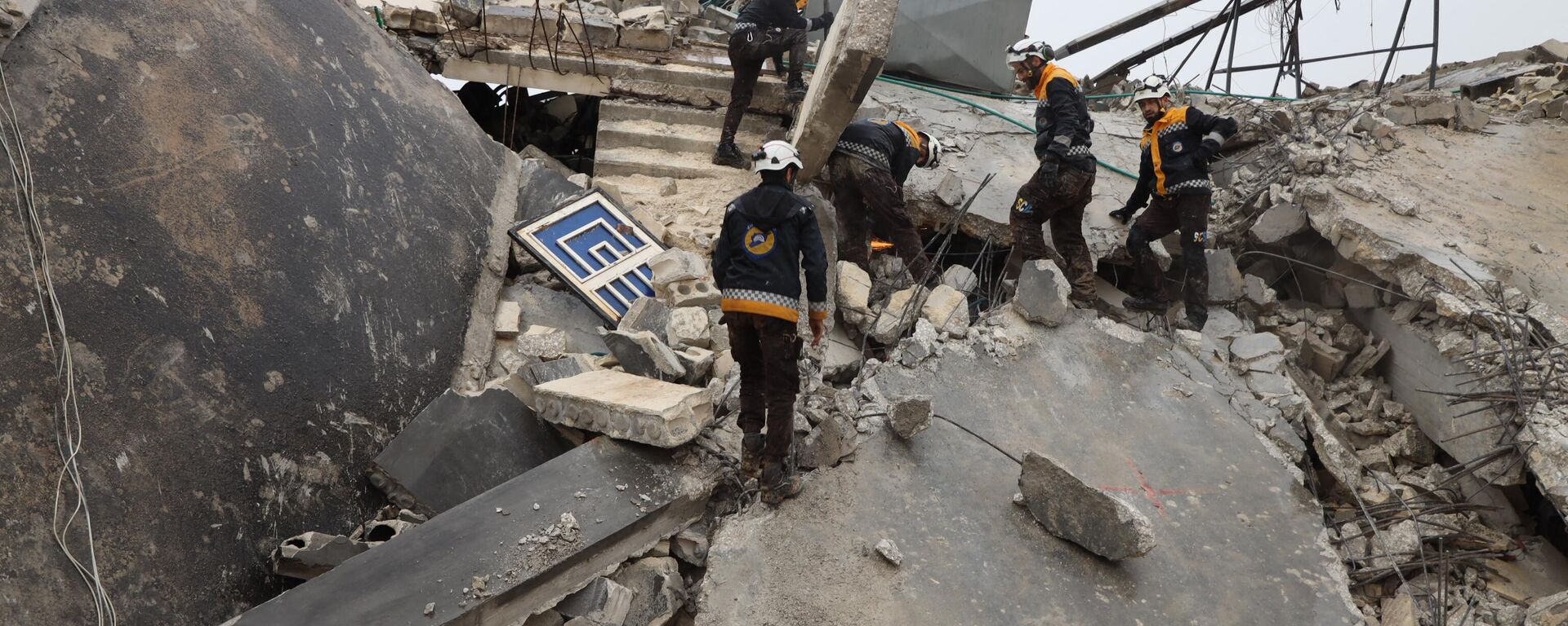 زلزال في سرمدا، سوريا زلزال في سرمدا، سوريا - سبوتنيك عربي, 1920, 14.02.2023