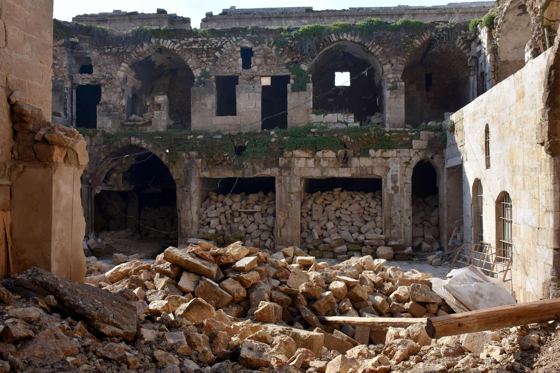 زلزال سوريا يخلّف دمارا كبيرا في أسواق حلب الأثرية - سبوتنيك عربي, 1920, 14.02.2023
