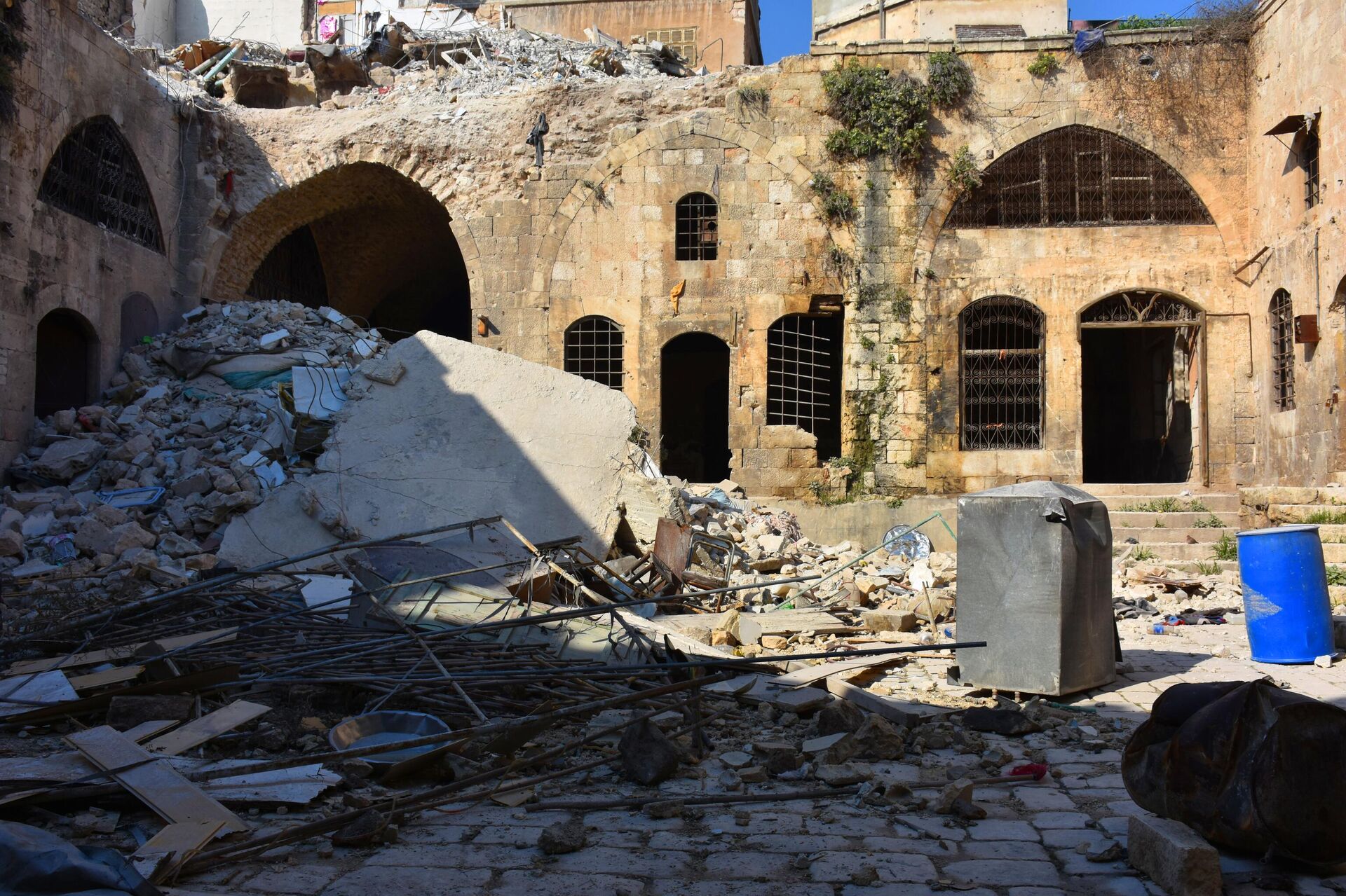 زلزال سوريا يخلّف دمارا كبيرا في أسواق حلب الأثرية - سبوتنيك عربي, 1920, 14.02.2023