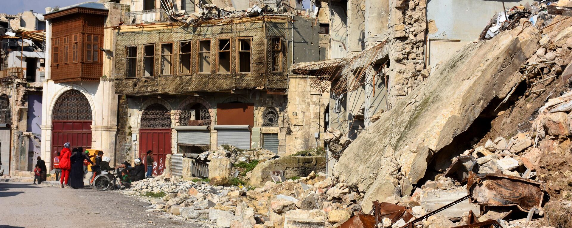 زلزال سوريا يخلّف دمارا كبيرا في أسواق حلب الأثرية - سبوتنيك عربي, 1920, 17.02.2023