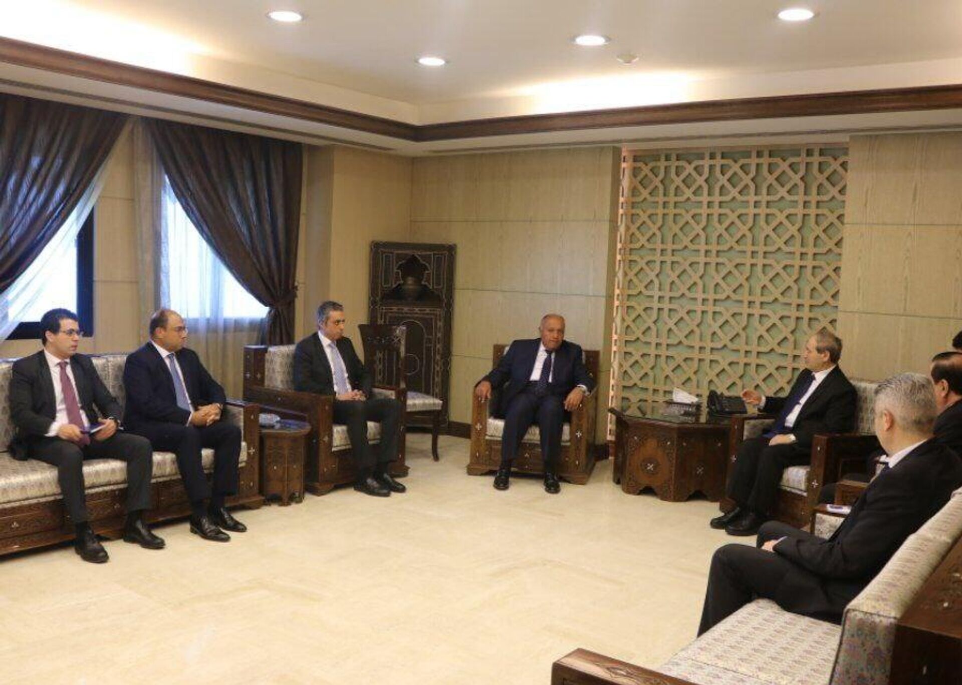 شكري من دمشق: كل الدعم لسوريا بمواجهة كارثة الزلزال - سبوتنيك عربي, 1920, 27.02.2023