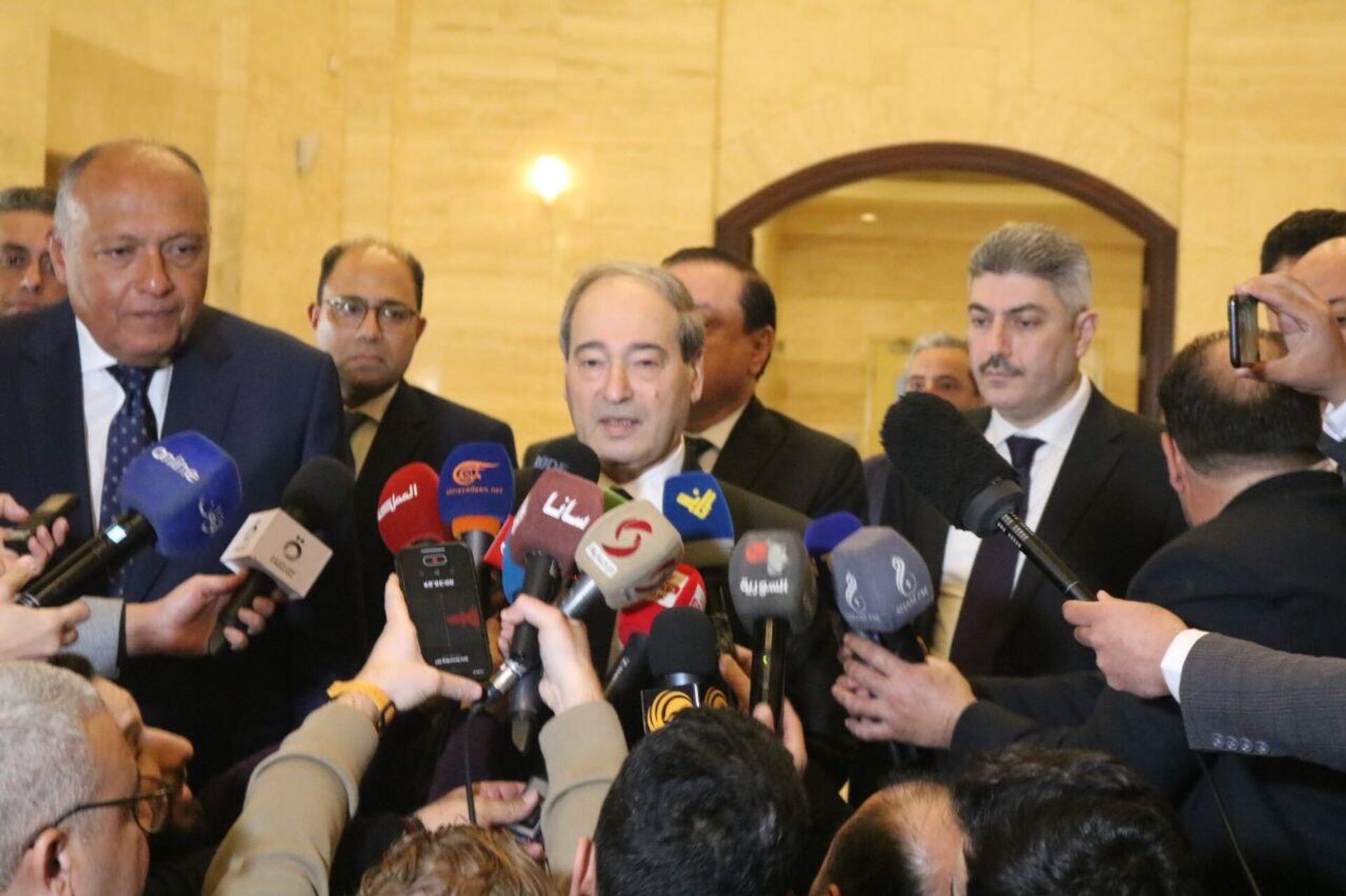 شكري من دمشق: كل الدعم لسوريا بمواجهة كارثة الزلزال - سبوتنيك عربي, 1920, 27.02.2023